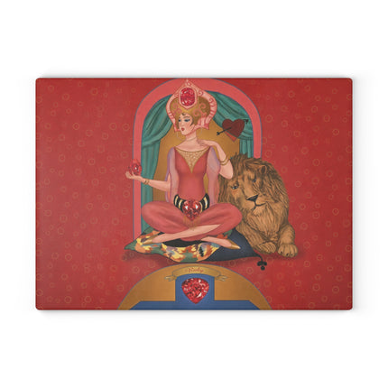 July & Ruby Zodiac Glass Cutting Board