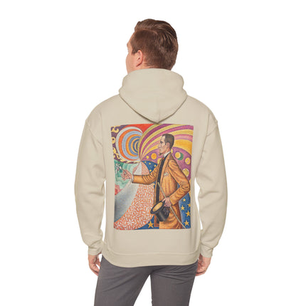 Portrait of Felix Feneon by Paul Signac Heavy Blend™ Hooded Sweatshirt