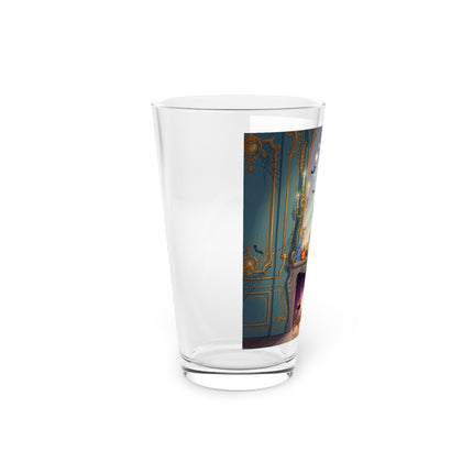 🕯️🎃 The Moonlit Manor Drawing Room Glass, 16oz – Elegant Halloween Charm