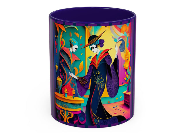 Phantoms of Elegance Colorful Mugs (11oz, 15oz)