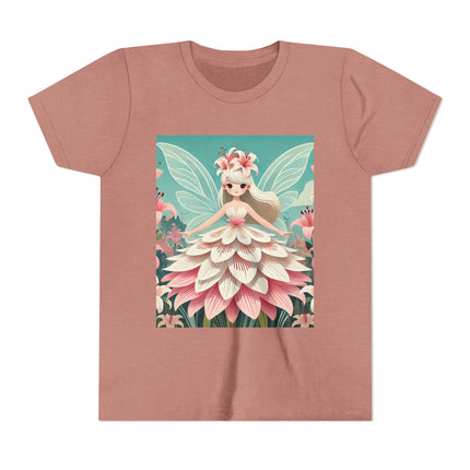 Lily Fairy in Bloom Youth Short Sleeve Tee