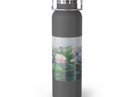 Water Lilies by Karl Hagemeister Copper Vacuum Insulated Bottle, 22oz