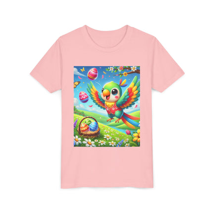 Easter Parrot Youth Short Sleeve Tee