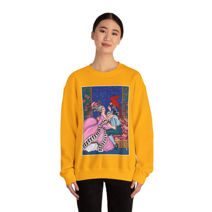 The Jealous Parrot by George Barbier Heavy Blend™ Crewneck Sweatshirt