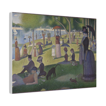 A Sunday on La Grande Jatte by Georges Seurat Matte Canvas, Stretched, 0.75"