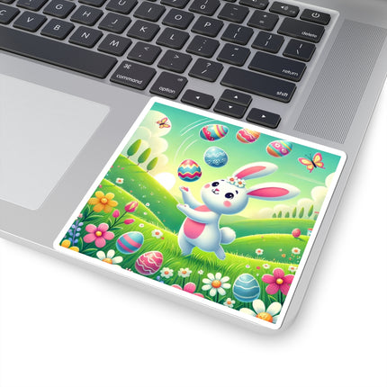 Easter Bunny’s Kiss-Cut Stickers (4 Sizes)