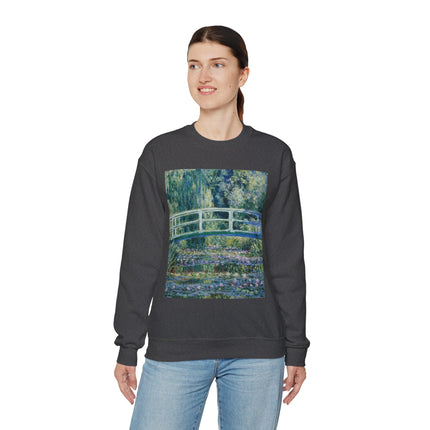 Water Lilies and Japanese Bridge by Claude Monet Heavy Blend™ Crewneck Sweatshirt