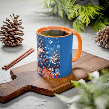 🎋❄️ The Winter Lantern Celebration Colorful Mug – Elegant Asian Christmas Fantasy