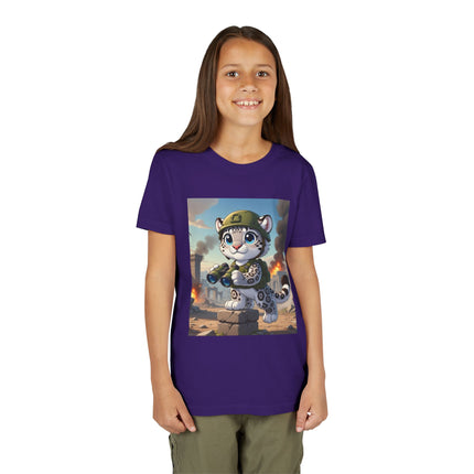 Snow Leopard Lookout Youth Short Sleeve Tee