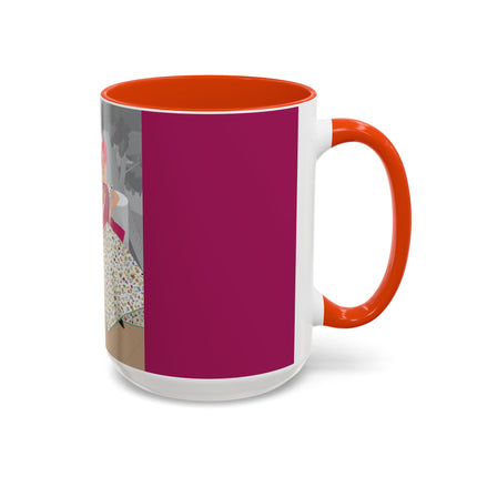 The Red Bird Colorful Mugs – Gentle Storybook Charm & Elegant Whimsy