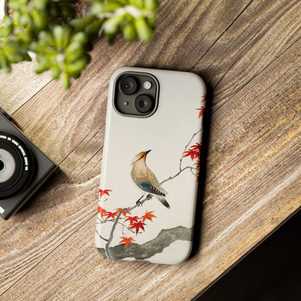 Japanese Bird on Maple by Ohara Koson Phone Cases