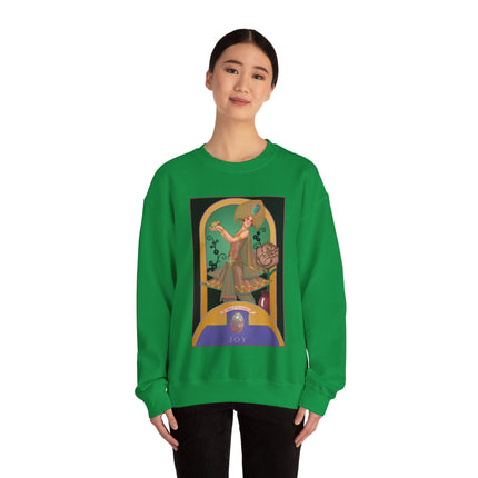 October & Opal, Tourmaline (from the Gem Series) by Sofia Chiostri Heavy Blend™ Crewneck Sweatshirt