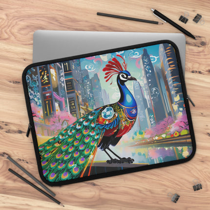 Techno Plumes Laptop Sleeve