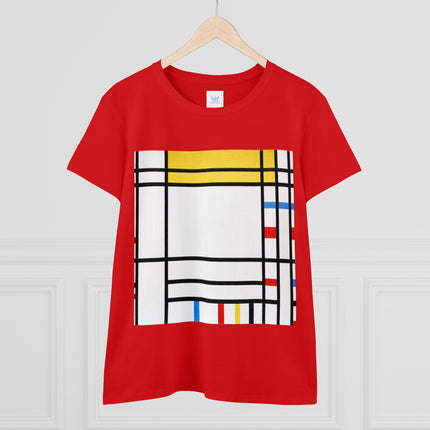 Place de la Concorde by Piet Mondrian Women's Midweight Cotton Tee