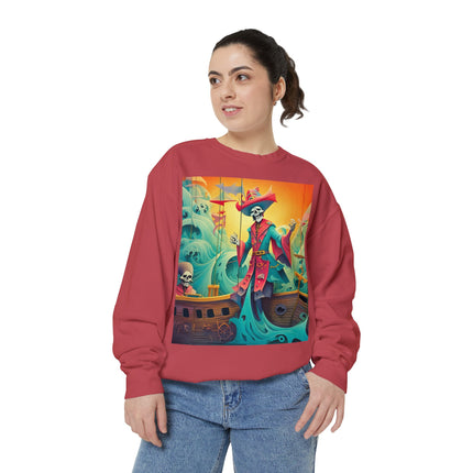 Skeleton Crew of the Misty Seas Unisex Garment-Dyed Sweatshirt