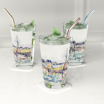 Le Croisic by Paul Signac Pint Glass – Harbor Light & Impressionist Calm