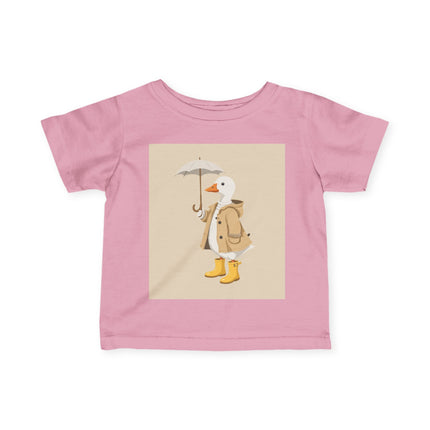 🦆☂️ The Little Rainy Day Duckling Infant Fine Jersey Tee – Whimsical Storybook Charm