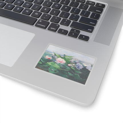 Water Lilies by Karl Hagemeister Kiss-Cut Stickers (4 Sizes)
