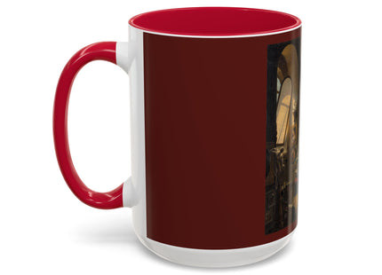 Raphael and his Muse in the Atelier by Vincenzo Abbati Colorful Mugs (11oz, 15oz)