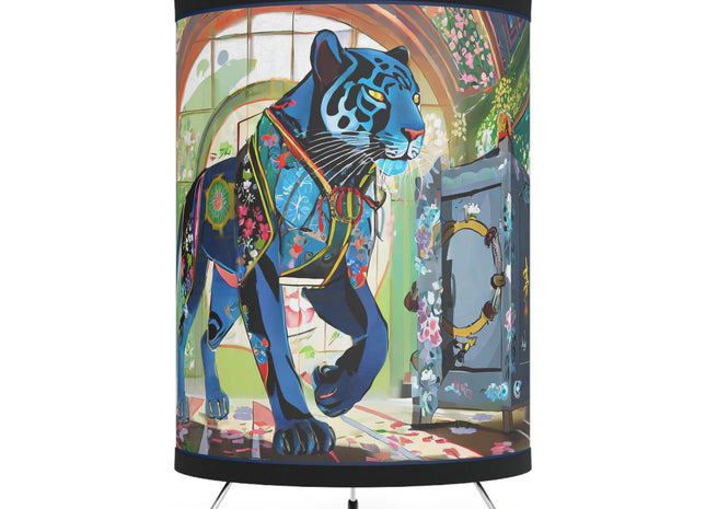 Cyber Panther's Hunt Tripod Lamp