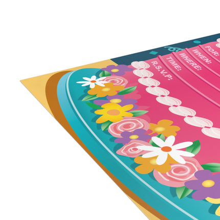 Sweet Celebration Party Invitation! Bundles of 10, 30, 50 Pieces Available (envelopes included)