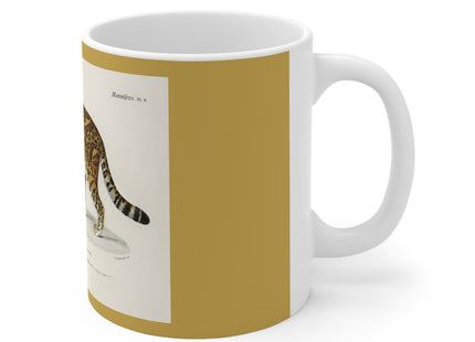 Jaguar by Charles Dessalines D' Orbigny Ceramic Mug 11oz