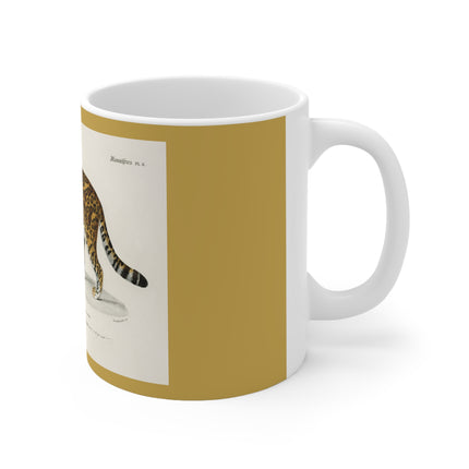 Jaguar by Charles Dessalines D' Orbigny Ceramic Mug 11oz