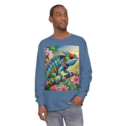 Camouflage Chameleon Long Sleeve T-Shirt