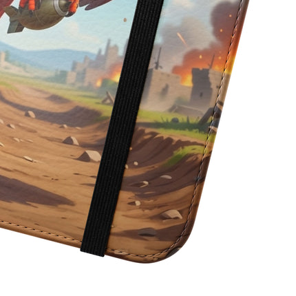 🐦✈️ The Cardinal Dive Bomber Flip Case – Bold Flight & Fearless Adventure