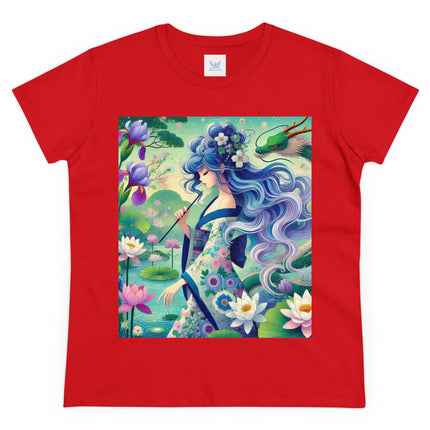 Fairy of the Koi Pond Cotton Tee