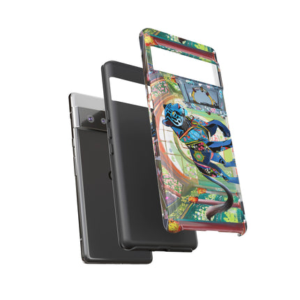 Cyber Panther's Hunt Phone Cases