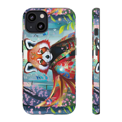 Cybernetic Red Panda Phone Cases