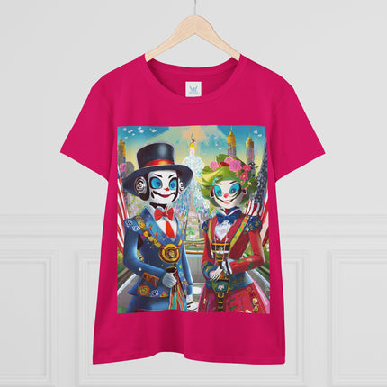 Cyber Punk Robots Cotton Tee