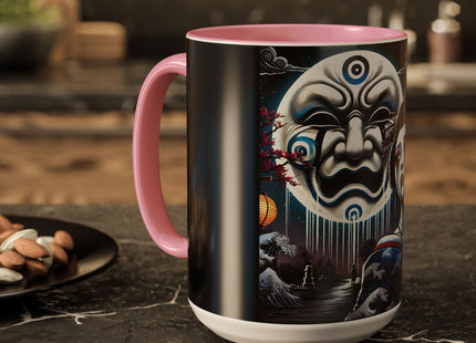 Geisha’s Black Ink Tears Colorful Mugs (11oz, 15oz)