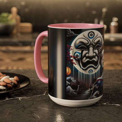 Geisha’s Black Ink Tears Colorful Mugs (11oz, 15oz)
