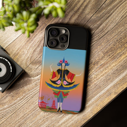 Colorful Dancer Phone Case – Vibrant Grace & Cultural Elegance