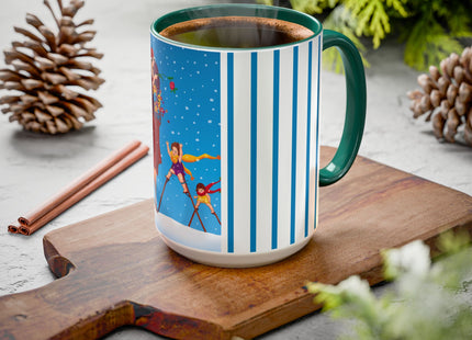 Snowfall & Couture Colorful Mugs (11oz, 15oz)