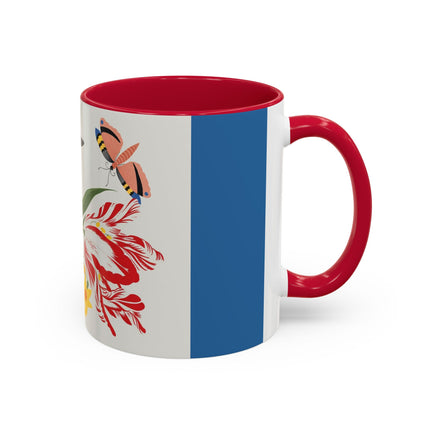 Woodpecker & Tulip Colorful Mugs – Vibrant Spring & Bold Beauty