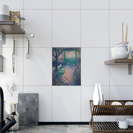 The Artist’s Garden Ceramic Tile