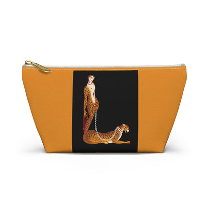 Leopard Queen Cosmetic Bag – Wild Glamour & Art Deco Elegance