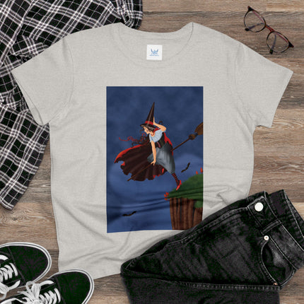 The Enchanted Witch Women's Midweight Cotton Tee
