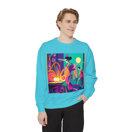 Dance of the Skeleton Ballerinas Unisex Garment-Dyed Sweatshirt