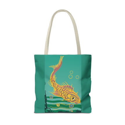 Golden Serenity Tote Bag (AOP)