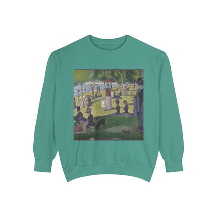 A Sunday on La Grande Jatte by Georges Seurat Unisex Garment-Dyed Sweatshirt