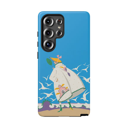 Seaside Wanderer Phone Case – Whimsical Charm & Coastal Delight