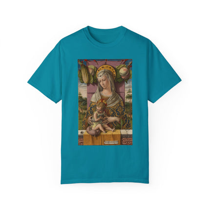 Madonna and Child by Carlo Crivelli Unisex Garment-Dyed T-shirt