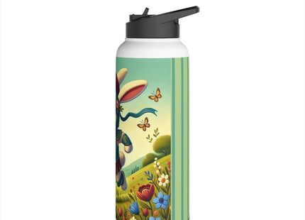 Rabbit Gladiator Stainless Steel Water Bottle, Standard Lid