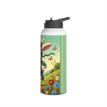 Rabbit Gladiator Stainless Steel Water Bottle, Standard Lid