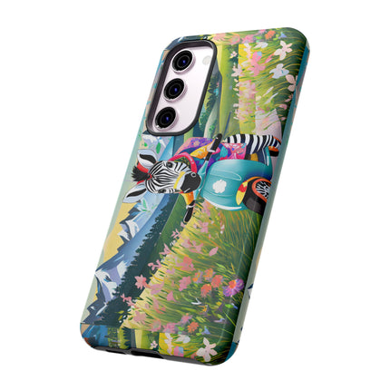 Stripes on Wheels Phone Cases