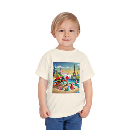 Crab Architect Toddler Short Sleeve Tee